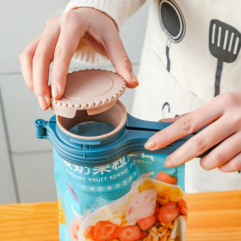 Sealing Clip With Noozle Snack Dispenser (Copy)