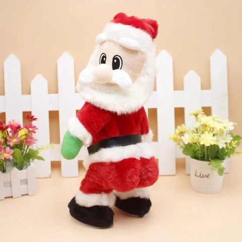 Dancing Santa Claus Musical Electric Twerk Singing Dancing Santa Clause hip shake Figure Twisted Hip Toys Xmas New Year Gift