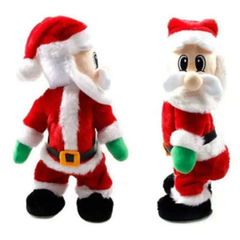 Dancing Santa Claus Musical Electric Twerk Singing Dancing Santa Clause hip shake Figure Twisted Hip Toys Xmas New Year Gift